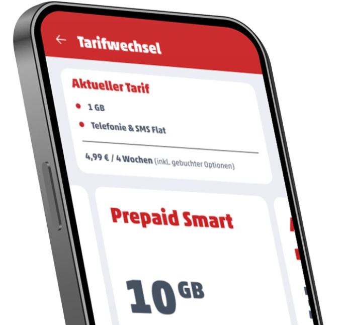 Penny Mobil App - Tarfif wechseln